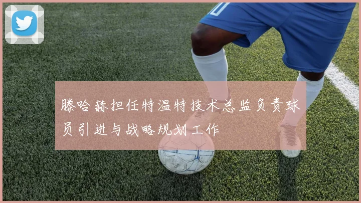 滕哈赫担任特温特技术总监负责球员引进与战略规划工作